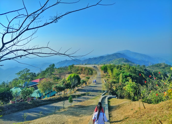 Hillside viewpoint in Bandarban