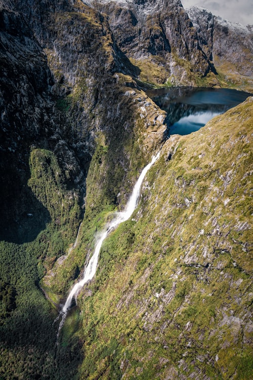 Mountain landscape in New Zealand